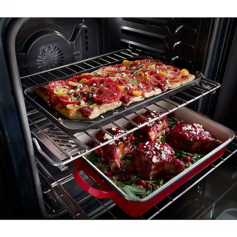 6.4 cu. ft. White Electric Range with Convection Oven J494301
