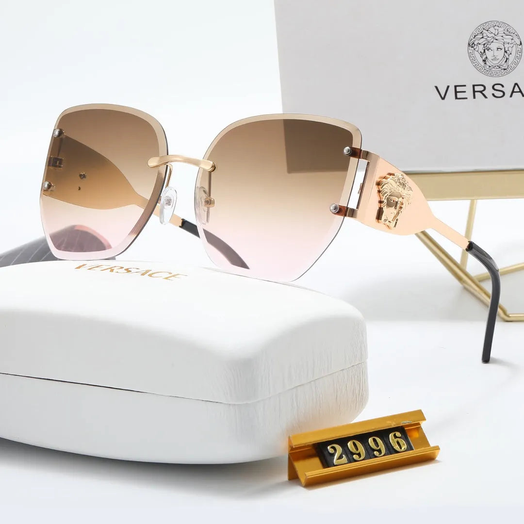 Simple Frameless Gradient Polarized Sunglasses Q6230