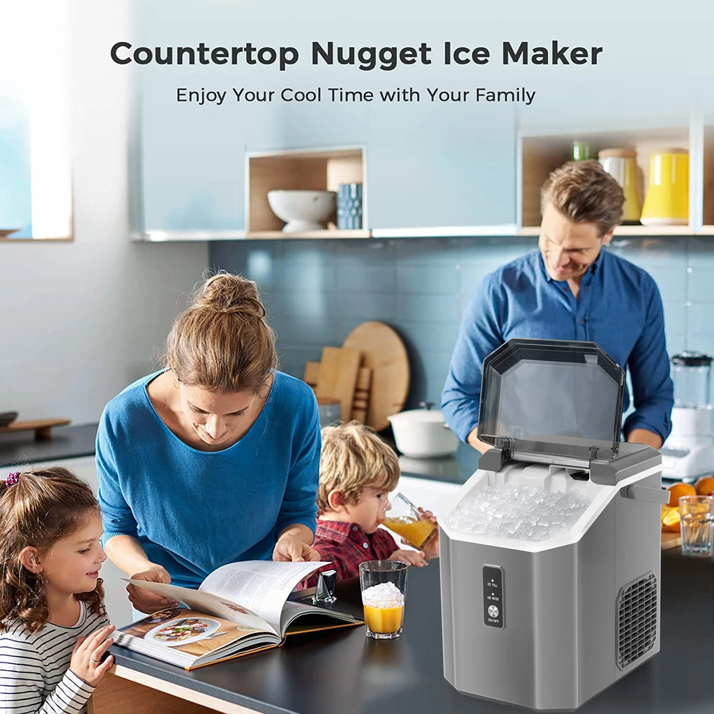 Portable Countertop Nugget Ice Maker 34lbs/24H V7493