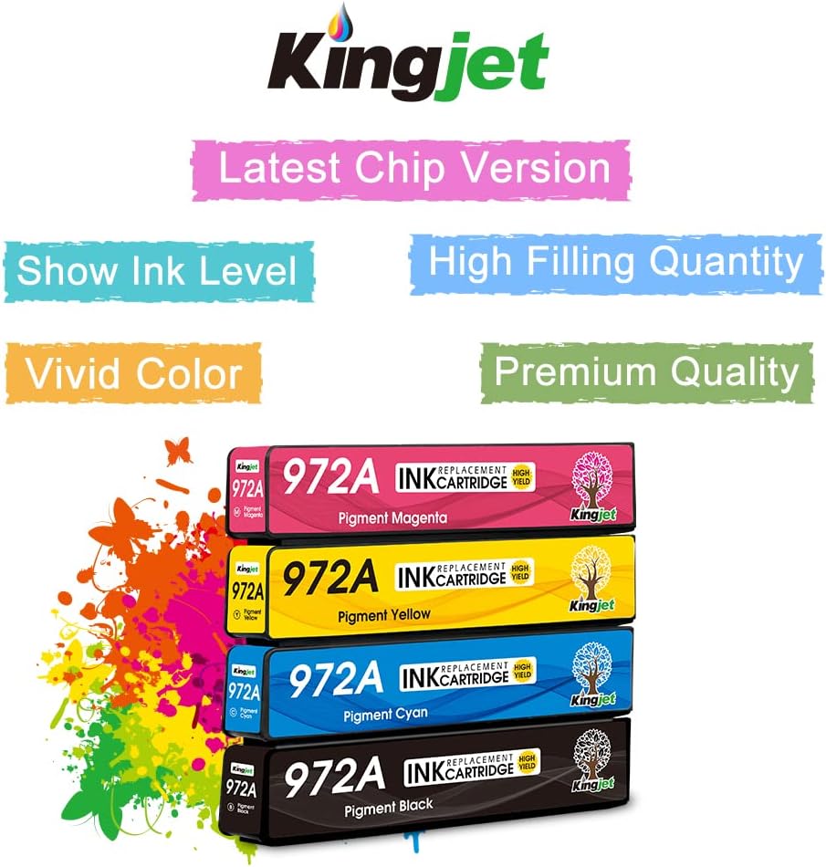 Compatible Ink Cartridge Replacement 4 Pack Y614763
