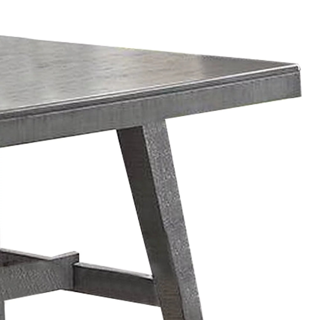72 Inch Rectangular Dining Table with Flared Legs C90288