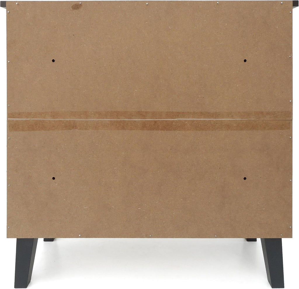 Modern 3-Shelf Faux Wood Cabinet N52601