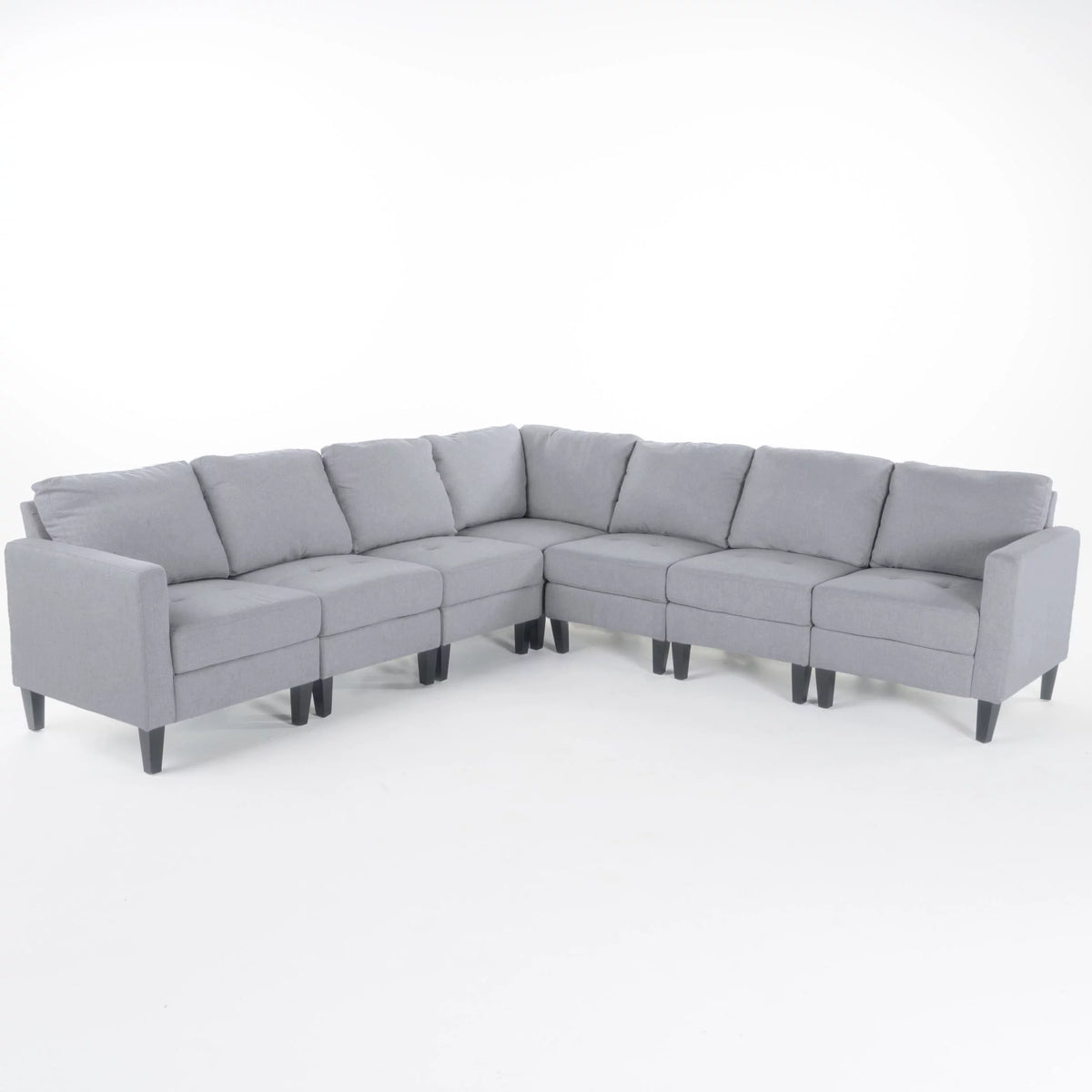 7-piece Fabric Sectional Sofa Set X205