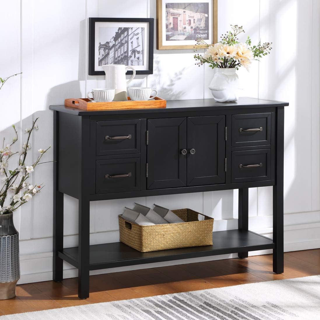Light Green MDF Sideboard Console Table F502652