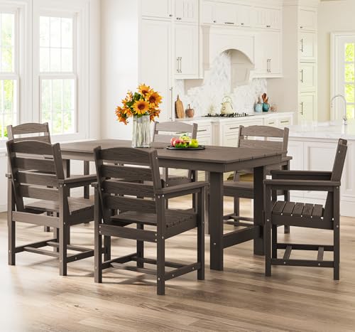 7-Piece Gray Outdoor Dining Table Set Z85334
