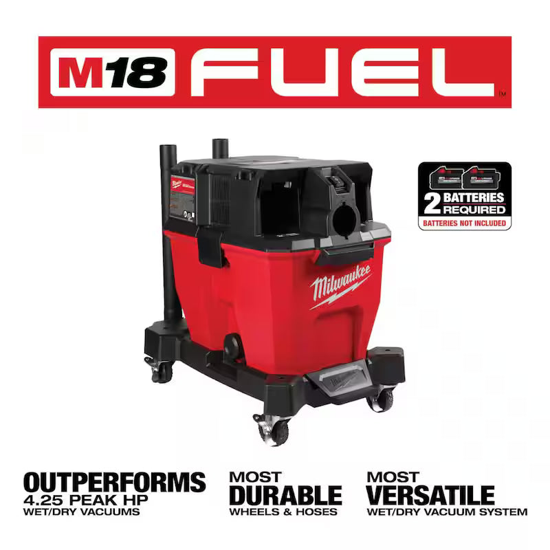 9 Gal. Cordless Wet/Dry Shop Vacuum with Brush, Crevice and Nozzle Kit K866