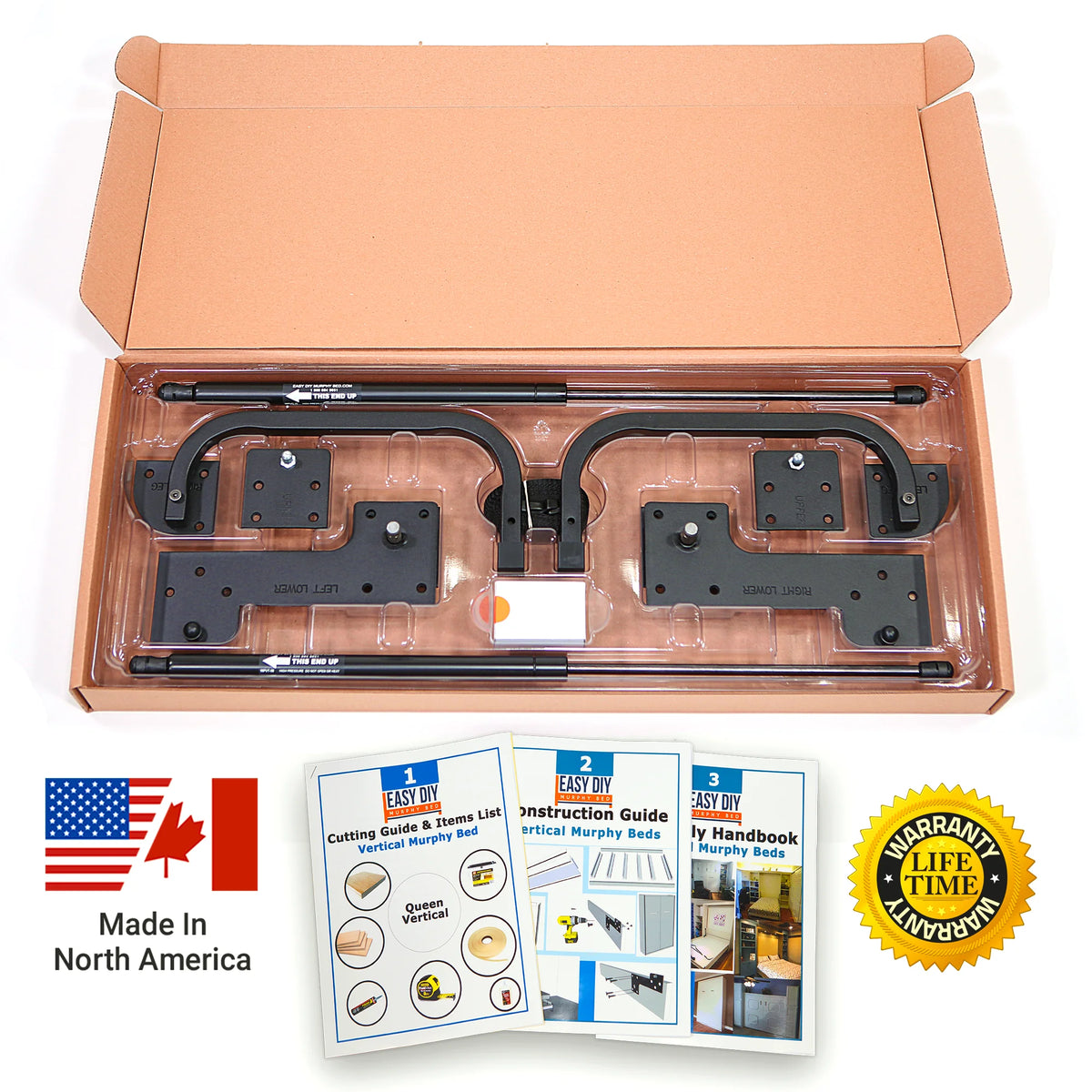 Queen Size Murphy Bed Hardware Kit H769