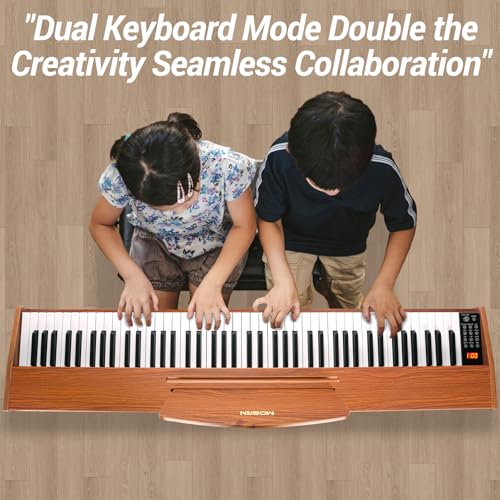 88 Key Weighted Hammer Action Digital Piano with Triple Pedal M727