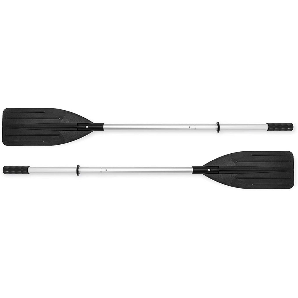 4 Person Inflatable Boat Set with 2 Oars F5884