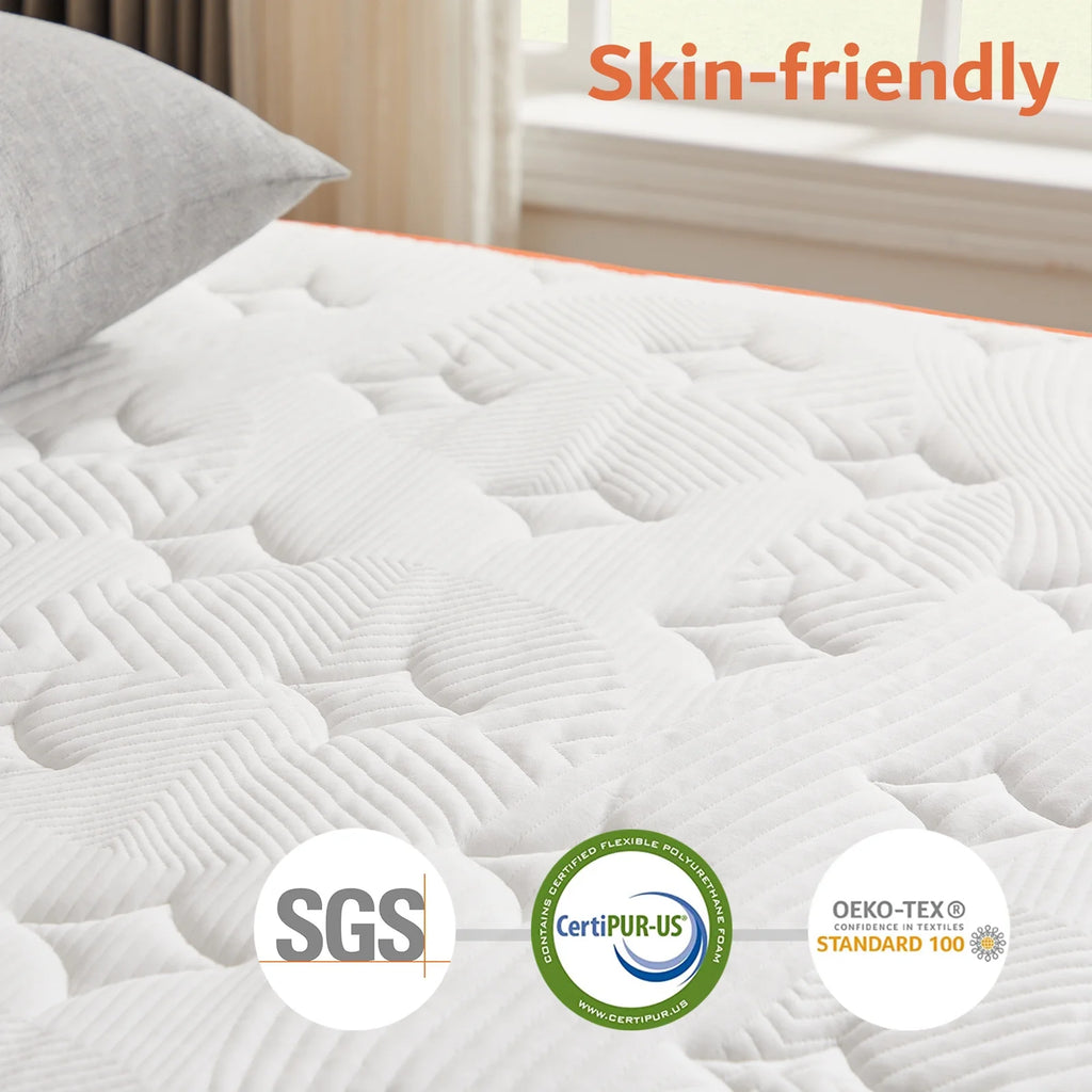 Twin Cooling Gel Memory Foam Hybrid Mattress R2948