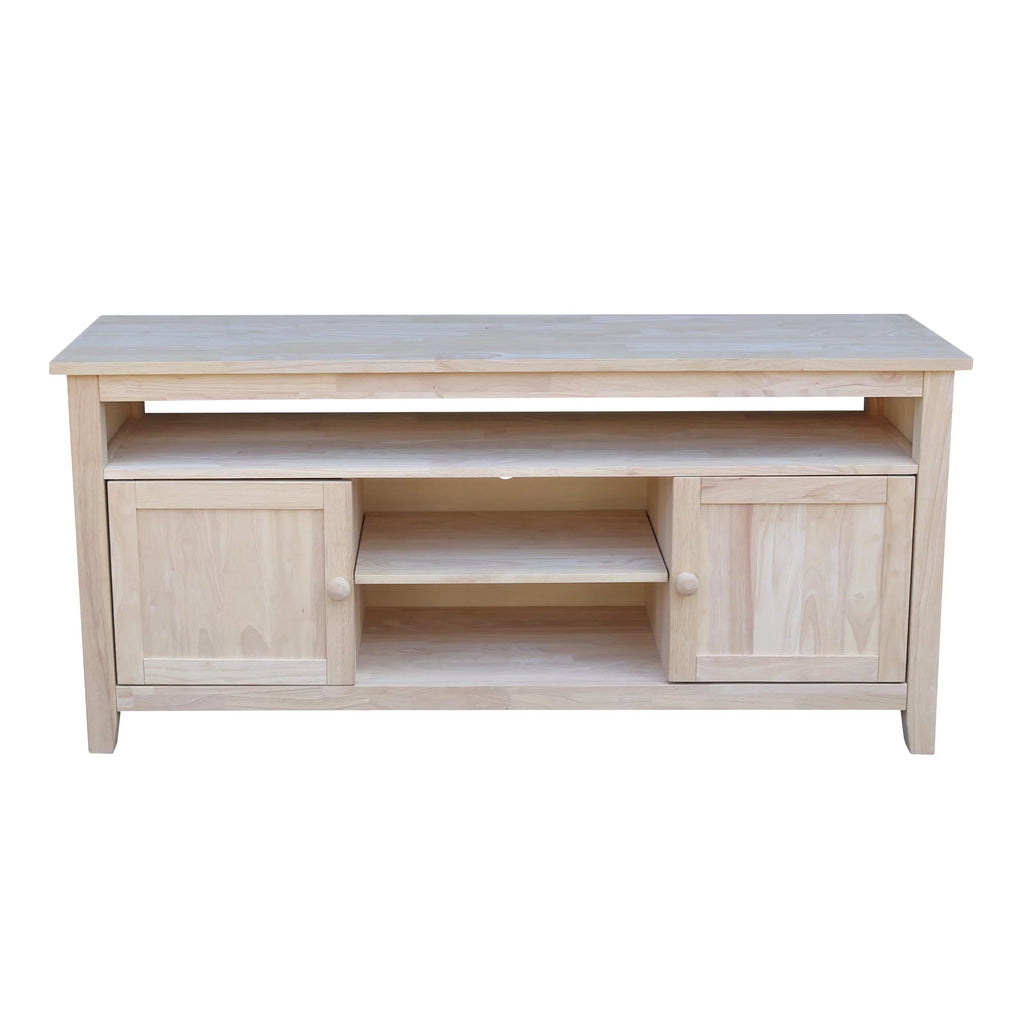 Solid Wood TV Stand with 2 Doors H899