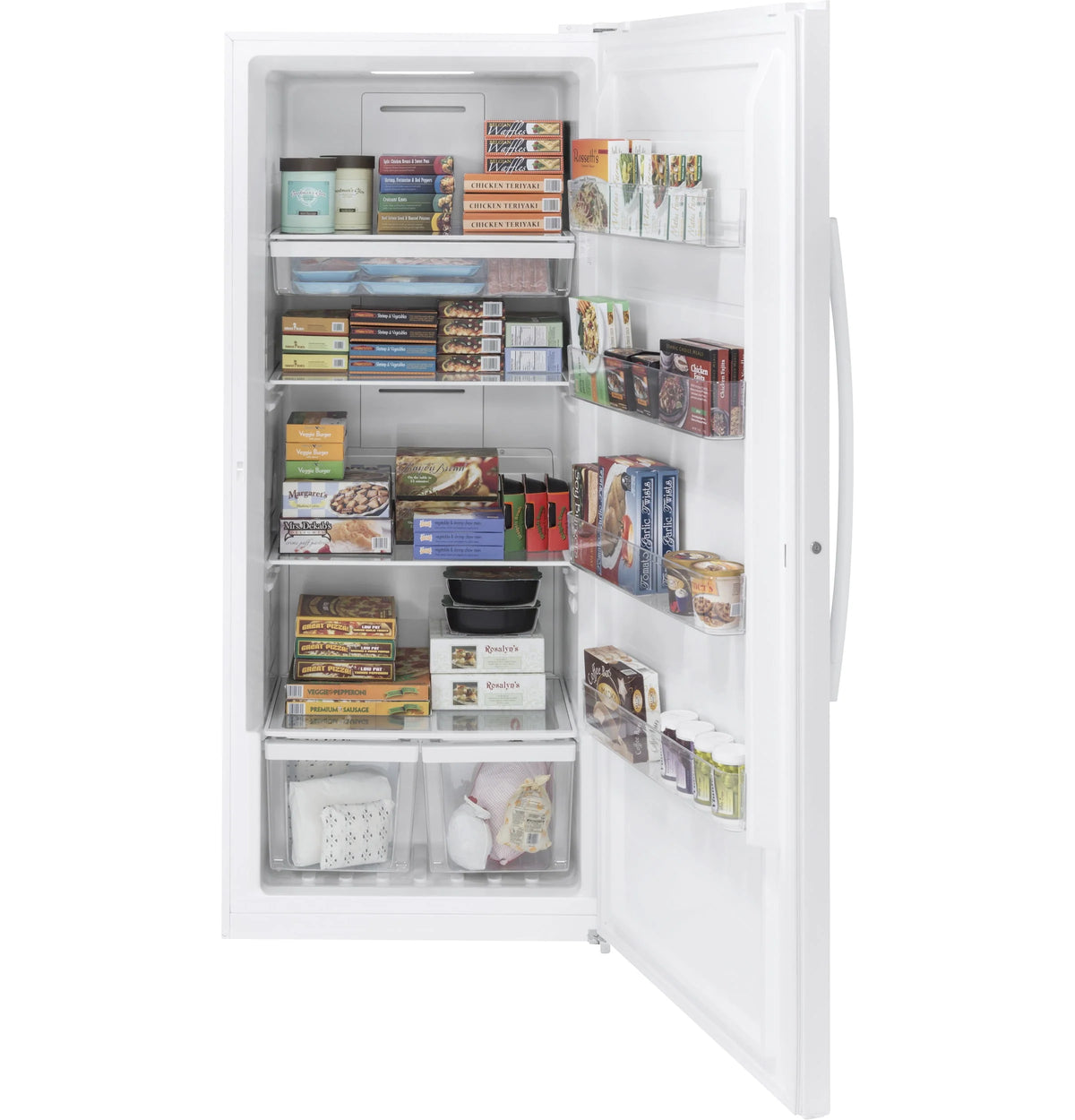 White Upright Freezer E72535