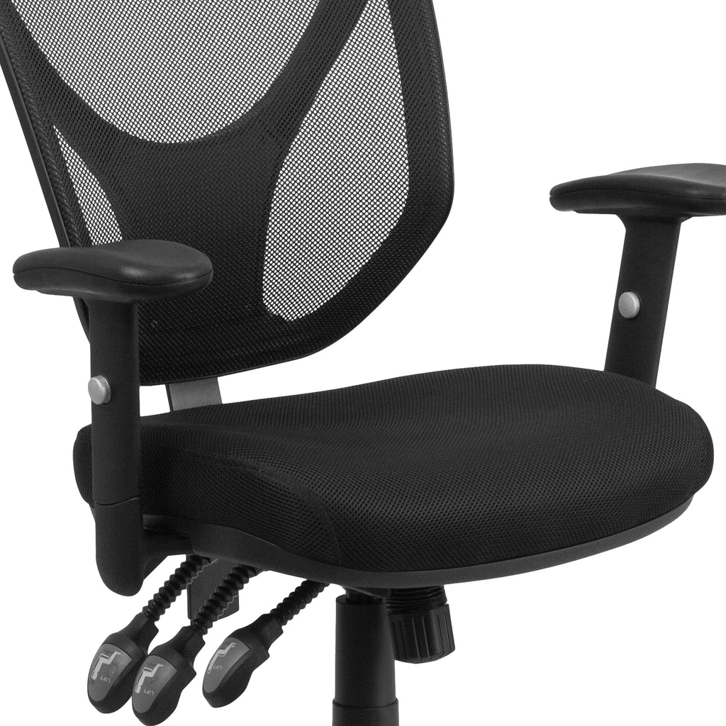 Black Mesh Ergonomic Task Office Chair V939