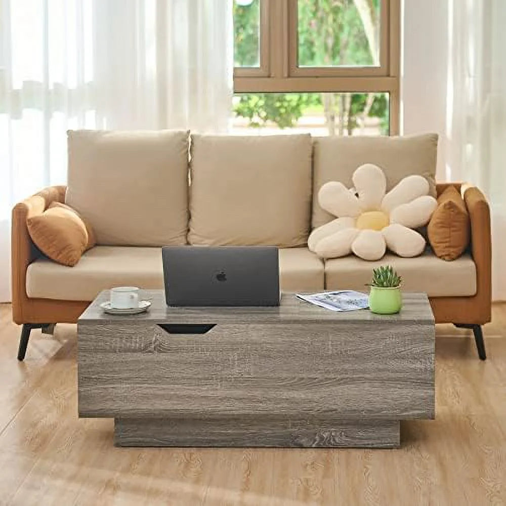 Lift Top Coffee Table with Hidden Storage J162