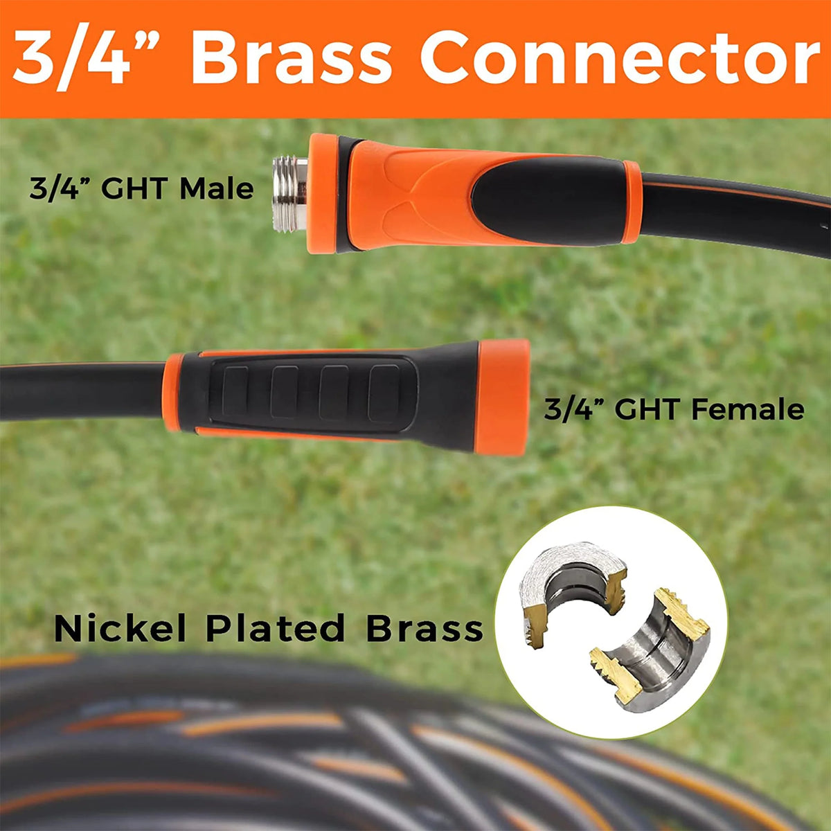 3ft-100ft Hybrid Garden Hose A682