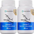 Omega 3 Fish Oil 1000mg Softgels 60 Small Softgels Pack of 2 Y777