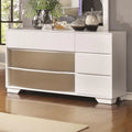 Contemporary Two Tone Finish Dresser W12043