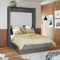 Queen Murphy Wall Bed with Shelf D278