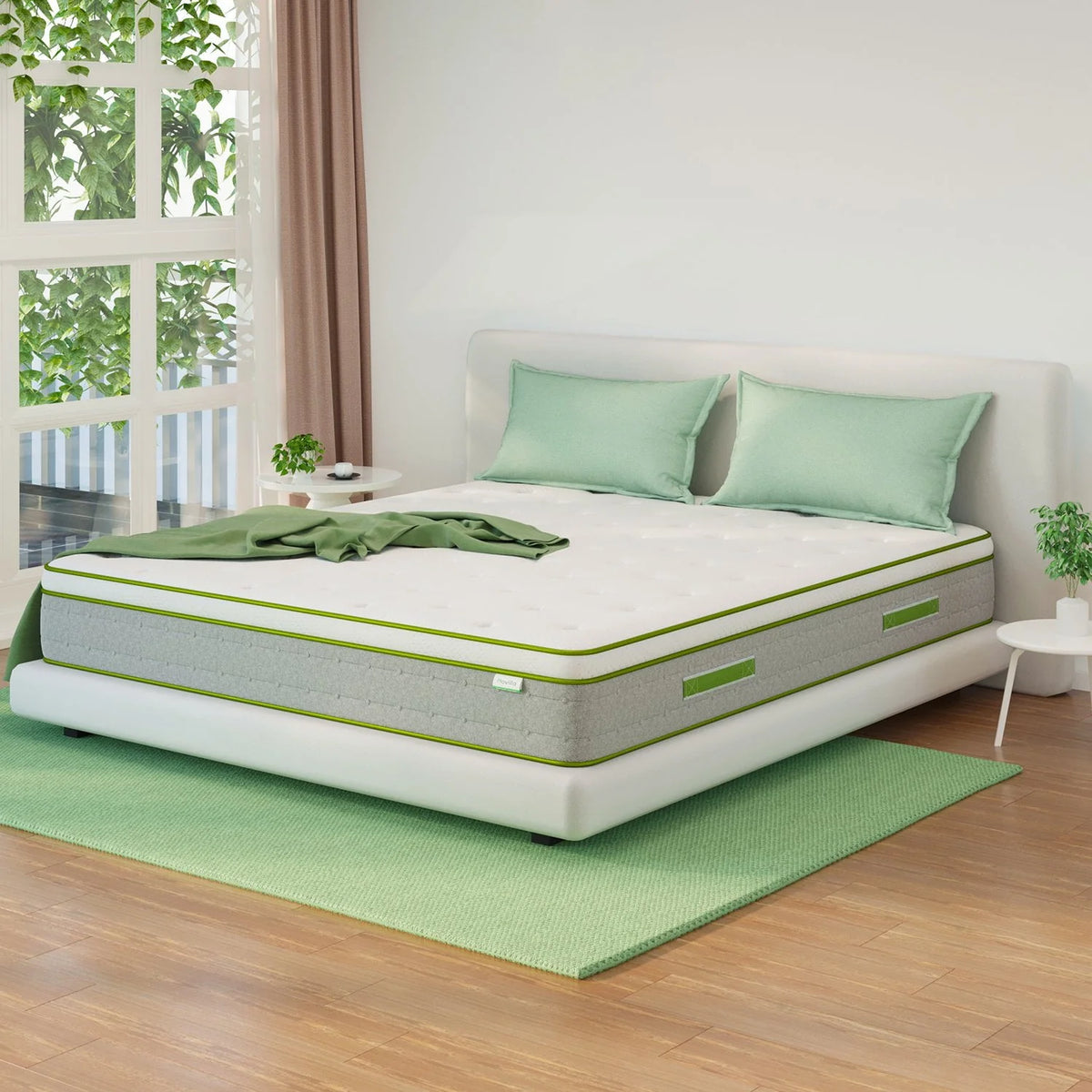 Queen Size Gel Memory Foam Hybrid Mattress O645