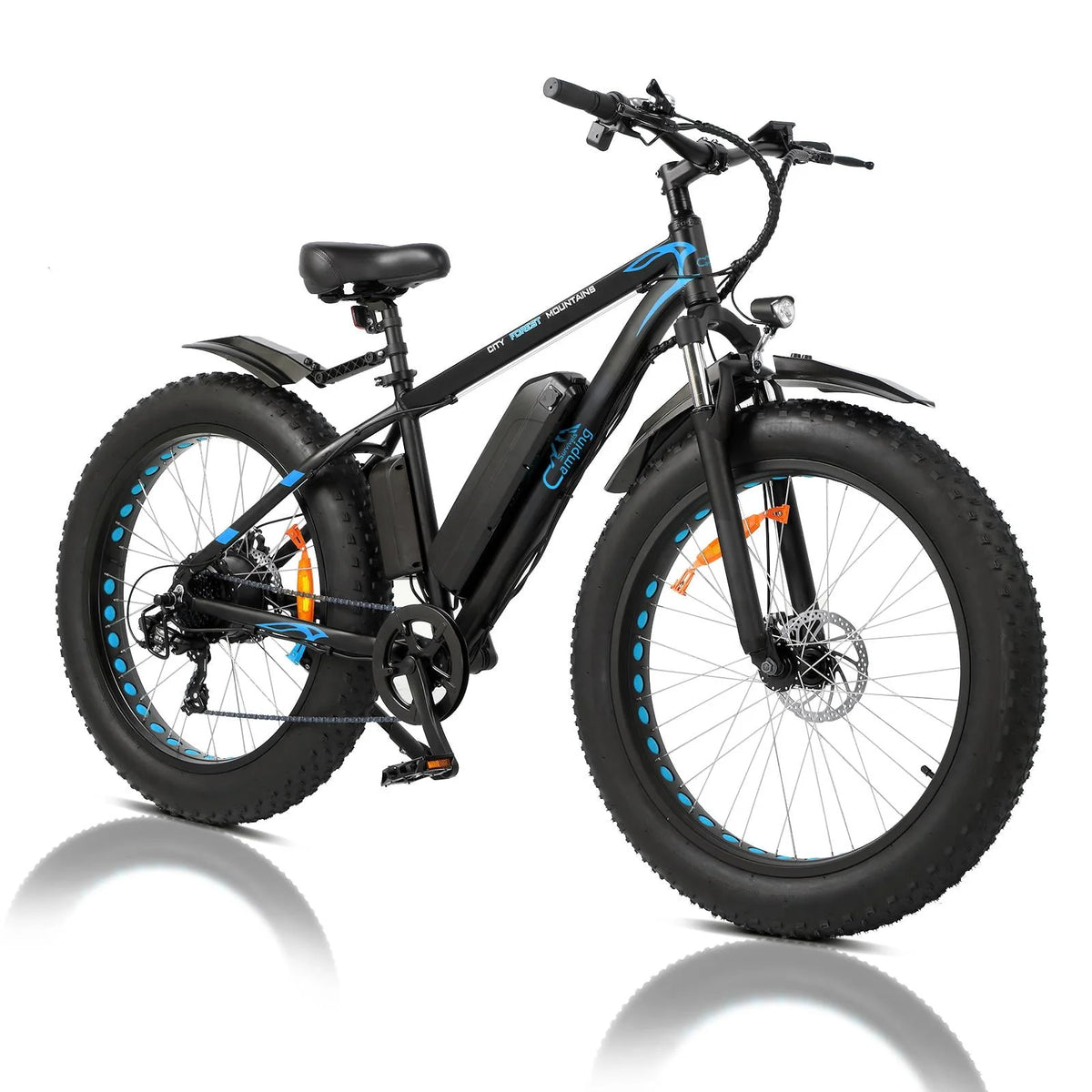 26 inch 7-Speed Electric Mountain Bicycle 500W 48V 10Ah E1099
