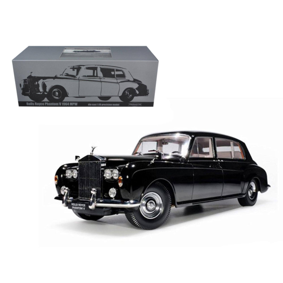 Black 1/18 Diecast Model Car U798994