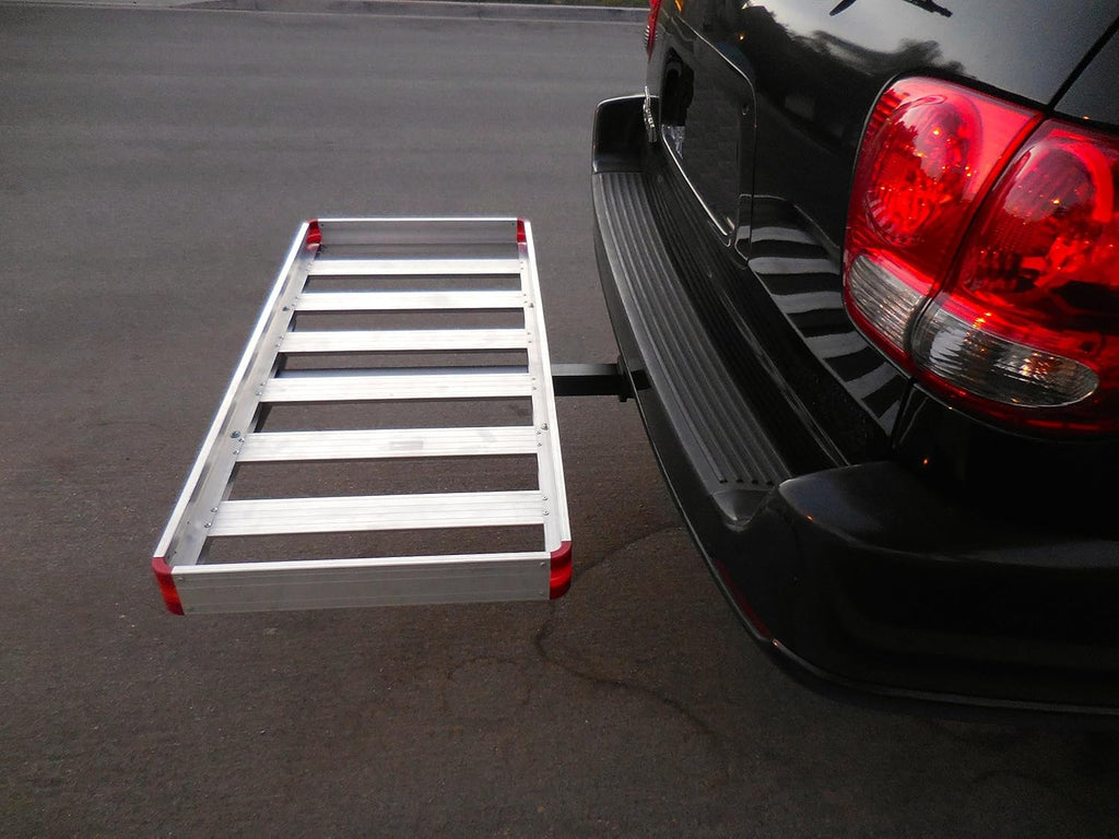 48 x 21 Hitch Mount Aluminum Cargo Carrier H765489