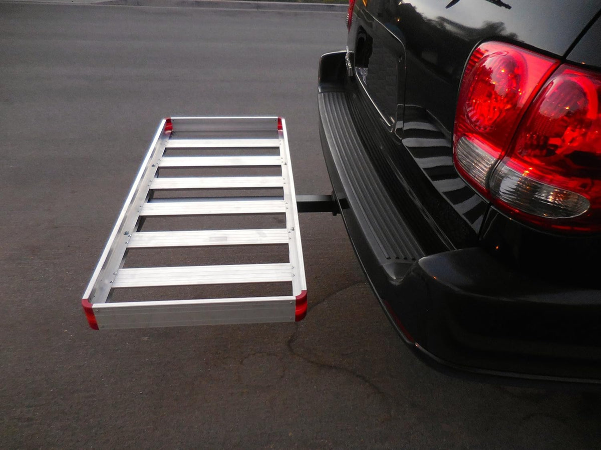 48 x 21 Hitch Mount Aluminum Cargo Carrier H765489