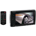 Double-DIN In-Dash DVD MP3 CD AM FM Receiver with Bluetooth R129