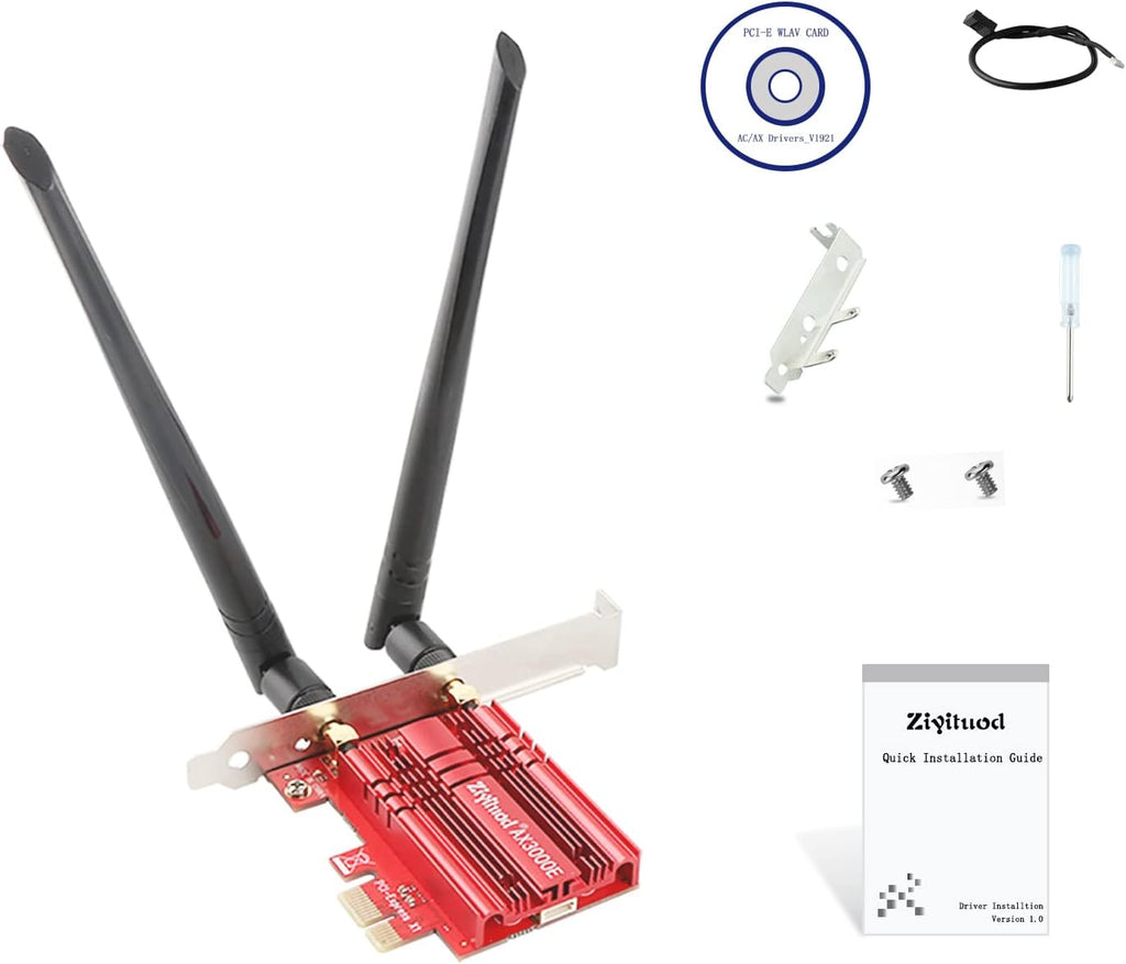 WiFi 6E PCI-E Tri-Band Bluetooth 5.2 WLAN WiFi Receiver B64849