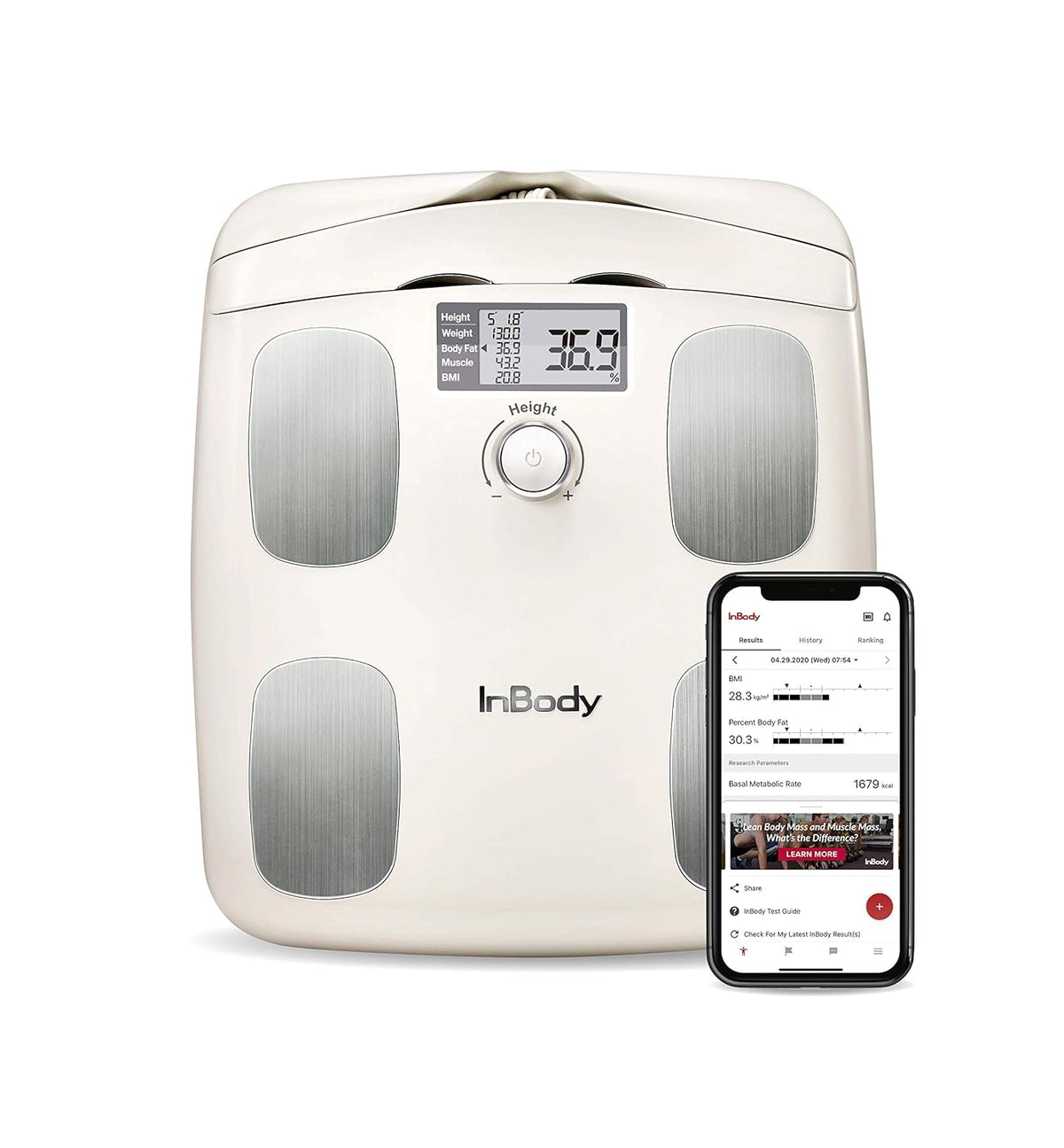 Midnight Black Smart Body Composition Analyzer Scale S958146
