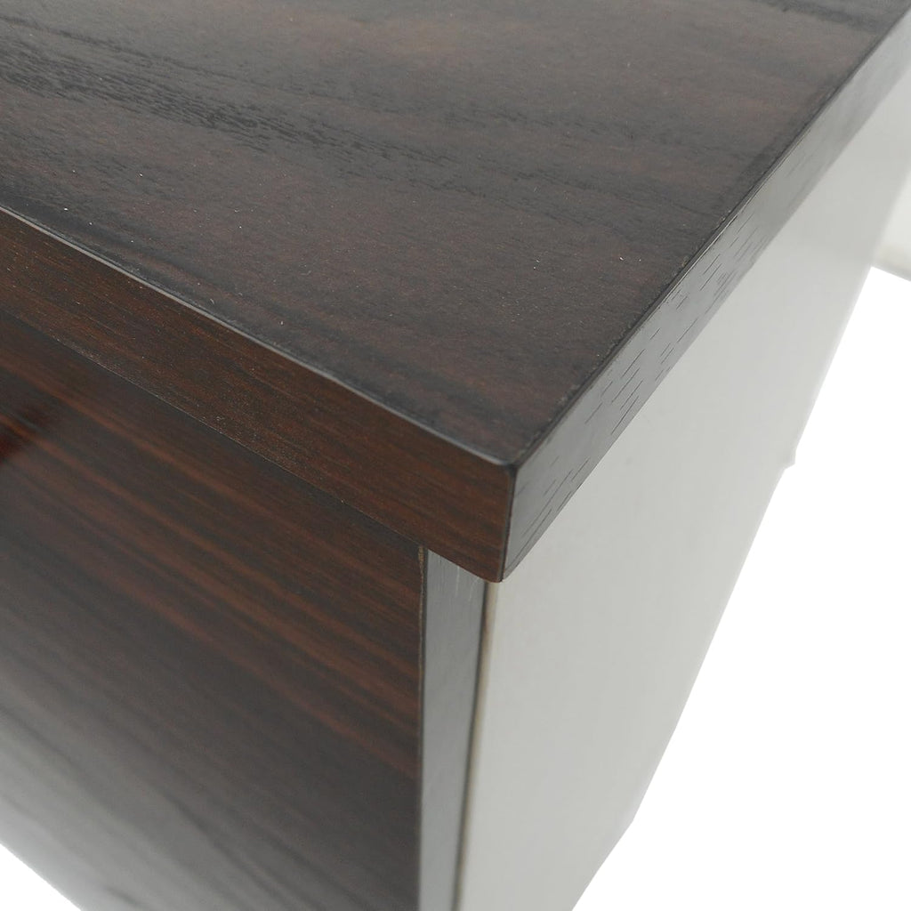 Modern 3-Shelf Faux Wood Cabinet N52601