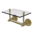 Toilet Tissue Holder with Glass Shelf I831