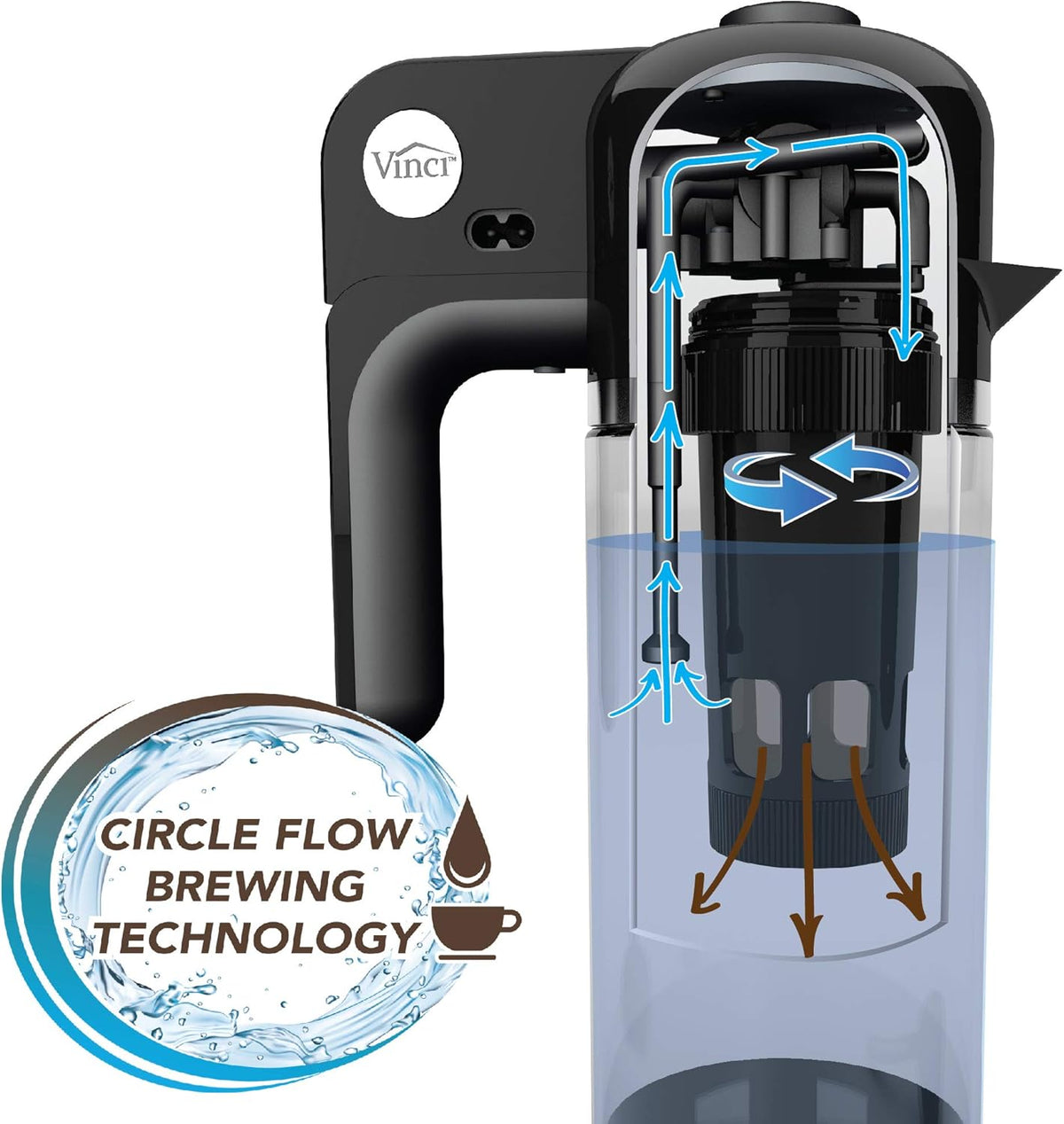 Cold Brew Electric Coffee Maker 1.1 Liter Glass Carafe O43797