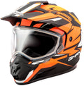 Matte Black Hi-Vis Orange Dual-Sport Helmet L82798