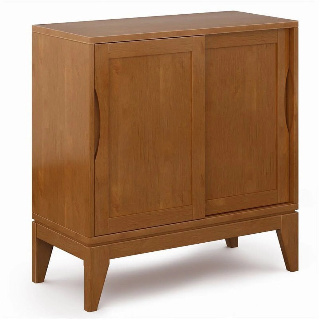 30 inch Wide Low Storage Cabinet in Teak Brown G6825