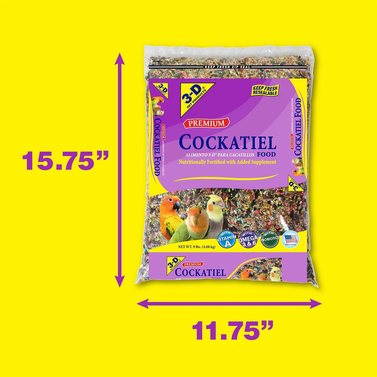 Cockatiel Mix Bird Food Seeds J222737