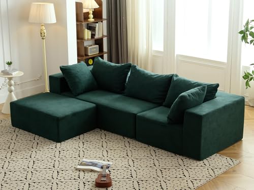 Cream Modular Sectional Sofa with Chaise M779