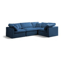 Navy Velvet Modular Sectional G85344