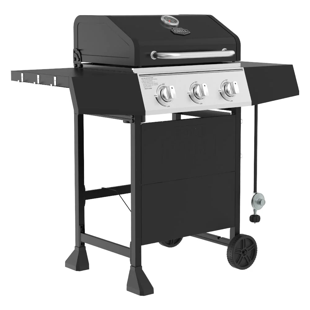 3 Burner Propane Gas Grill in Black J8685