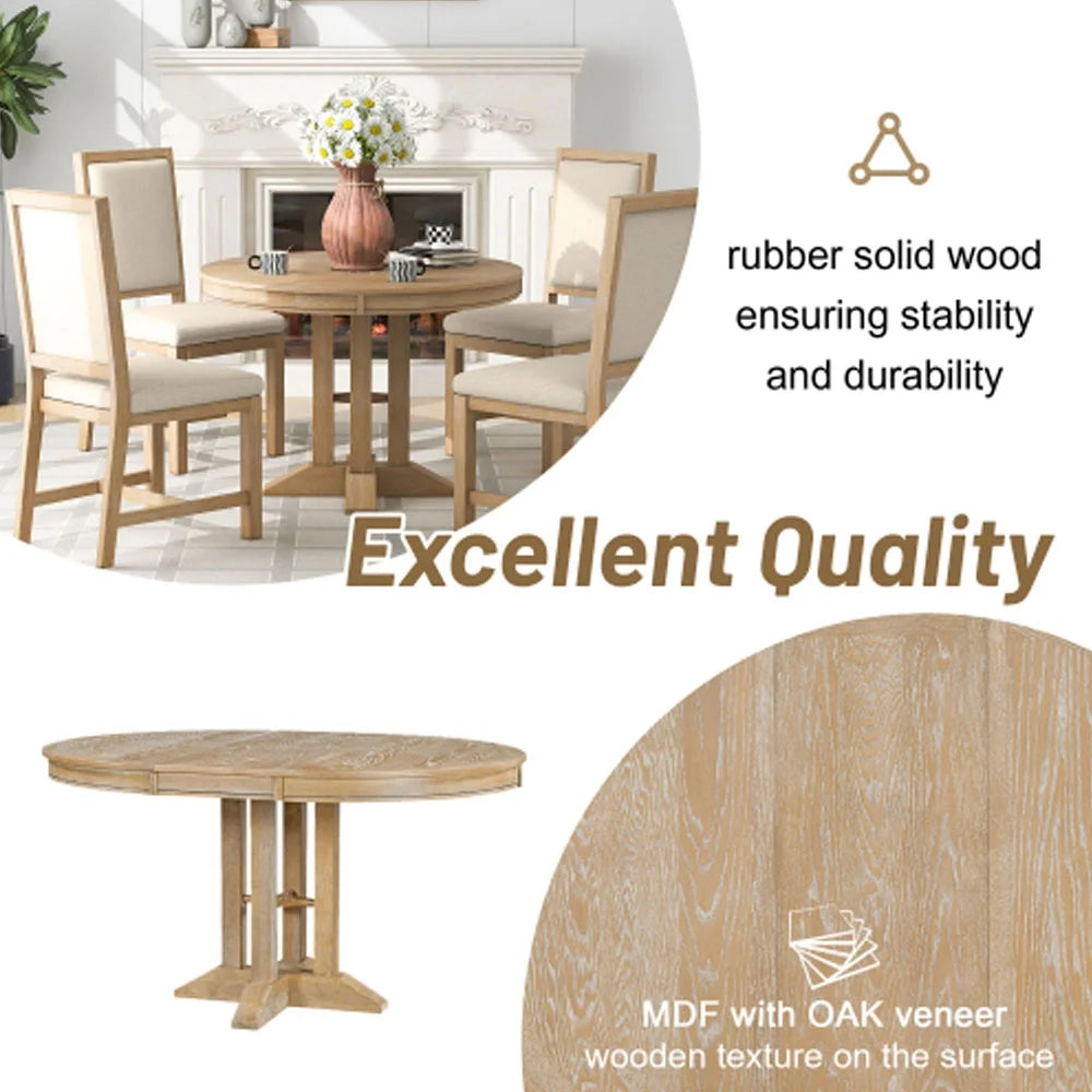Extendable Round Dining Table D796730