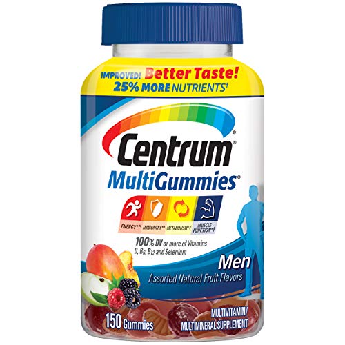 Assorted Fruit Flavor Multivitamin Gummies 150 Count F547