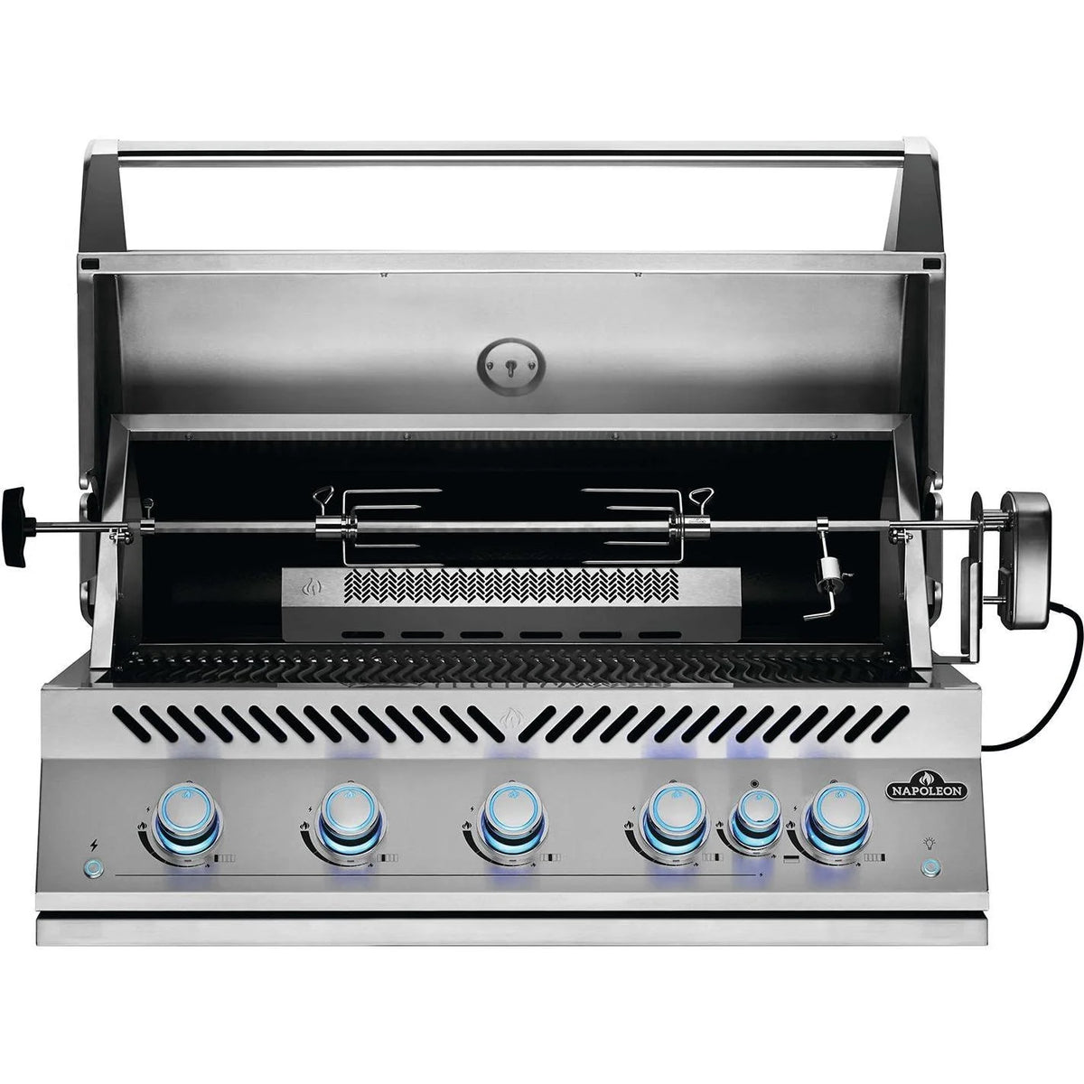 38-Inch Propane Gas Grill with Infrared Rear Burner & Rotisserie Kit H1447