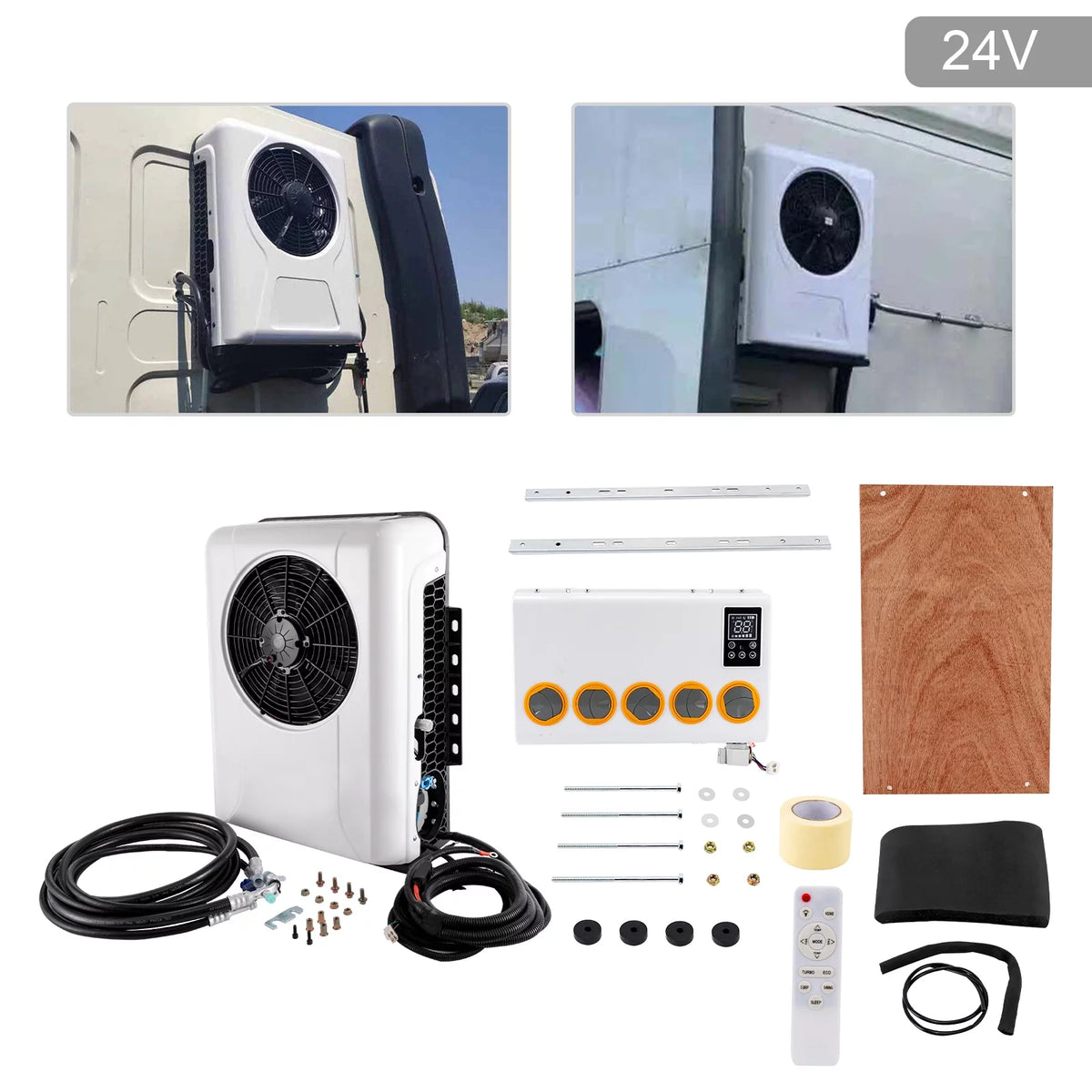 24V Truck Cab Air Conditioner Split AC Kit Y51517