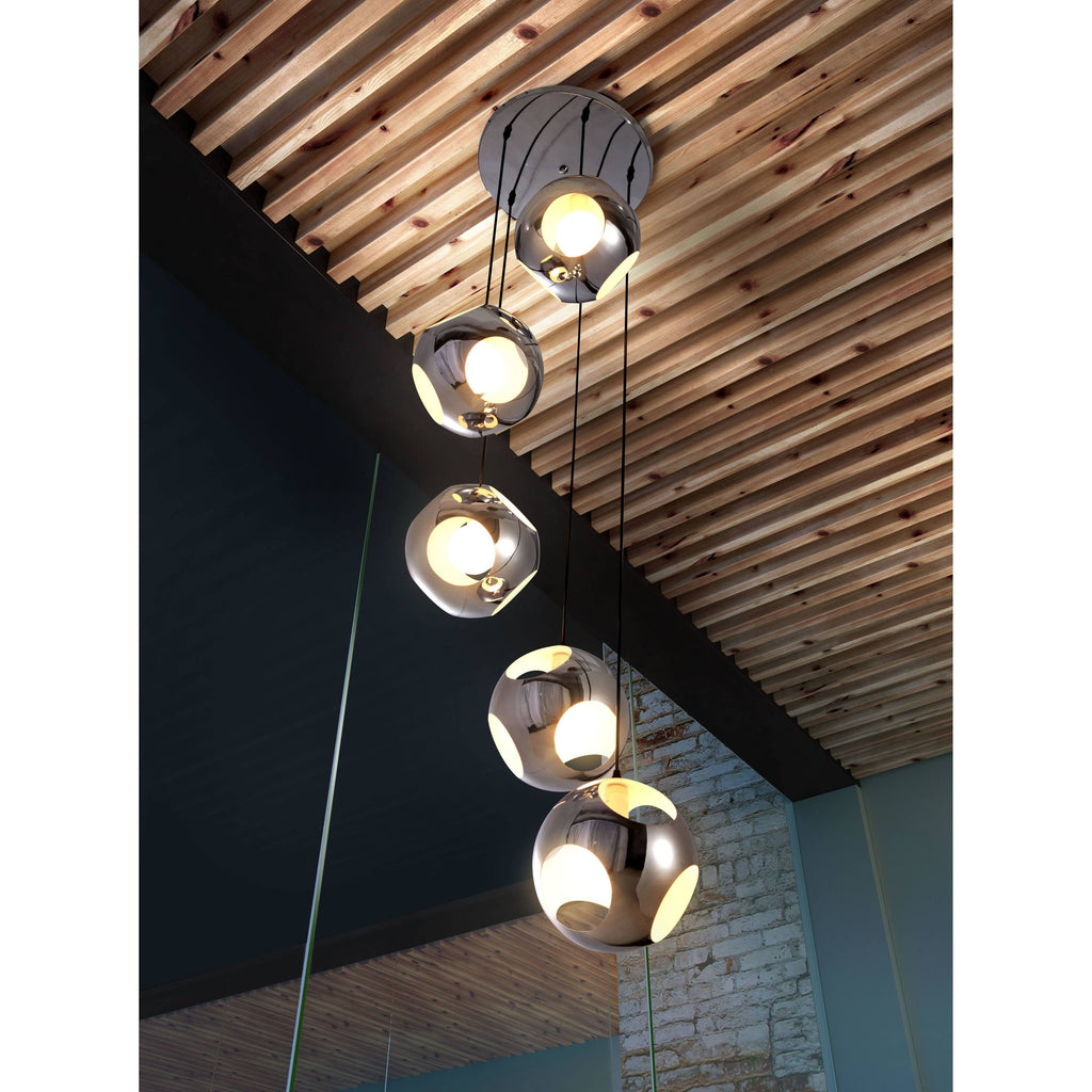 Chrome Silver Ceiling Lamp E830