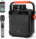 Portable Bluetooth Karaoke Machine PA Speaker System with Microphone O497851