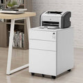 White 4-Drawer Vertical Filing Cabinet L5732
