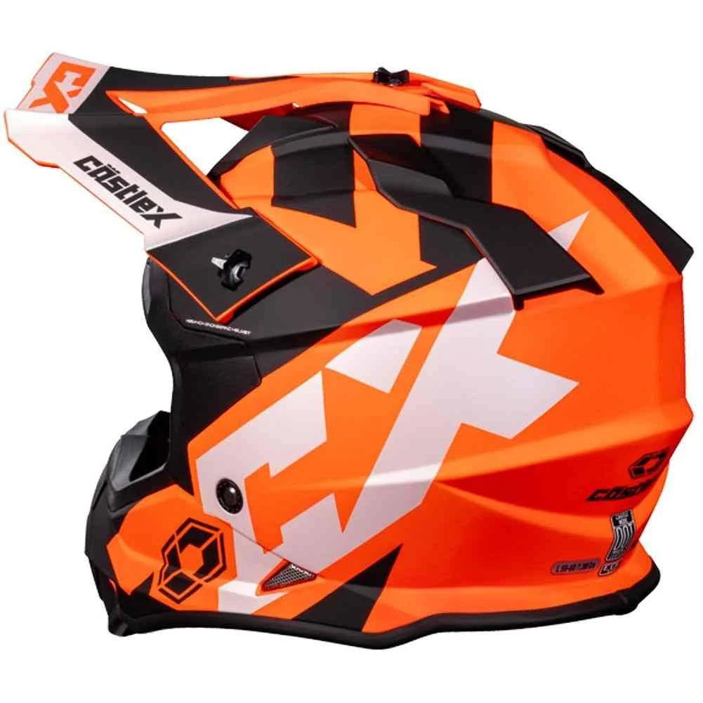 Matte Orange Snowmobile Helmet 3XL I75199