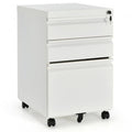 3-Drawer Mobile File Cabinet with Lock M203