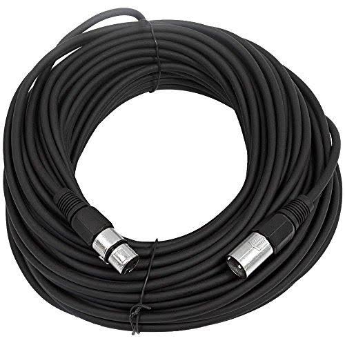 8 Pack Black XLR Microphone Cables M3183