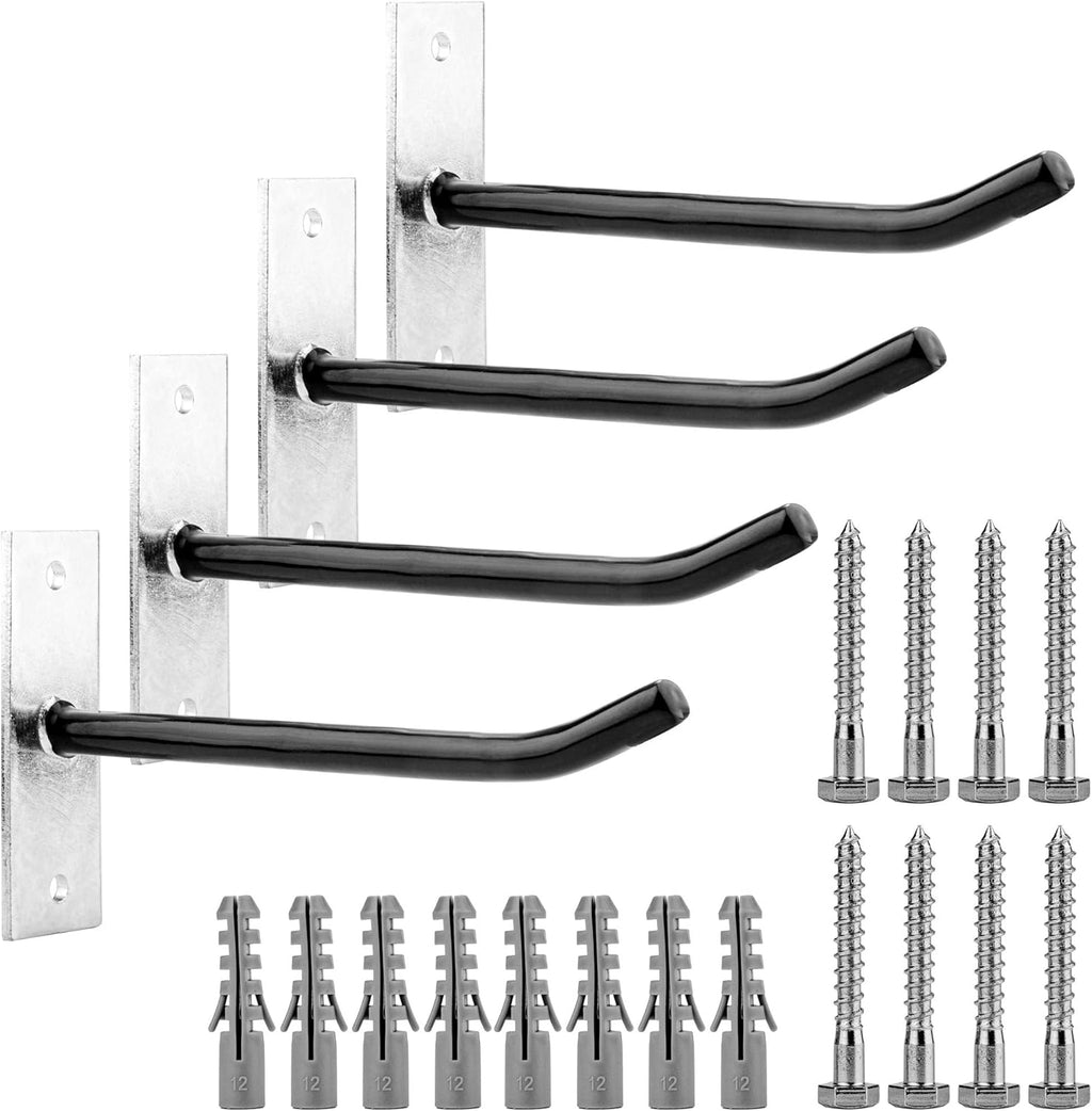 Heavy Duty Steel Wall Mount Tire Storage Rack, Pack of 4 Z395388